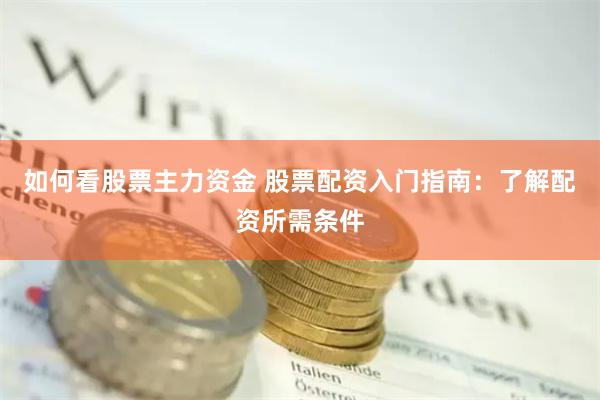 如何看股票主力资金 股票配资入门指南：了解配资所需条件