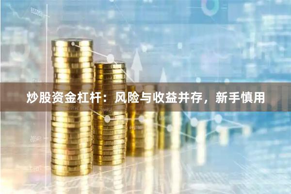 炒股资金杠杆：风险与收益并存，新手慎用